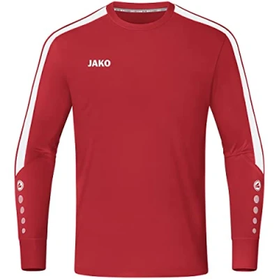 Immagine di JAKO Maglia a Maniche Corte Power Portiere, Colore: Rosso, 128 Unisex Bambini e Ragazzi