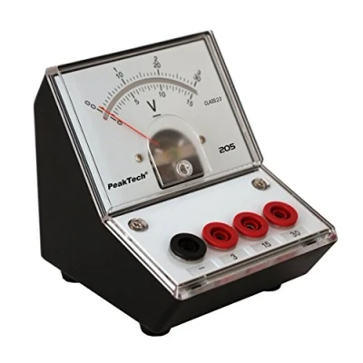Immagine di Peak Tech P 205 06 Misuratore di tensione, voltmetro analogico, 3 15 V
