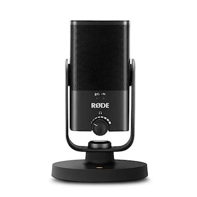 Immagine di RØDE NT USB Mini Microfono a Condensatore di Qualità da Studio Versatile con Software Gratuito per Podcasting, Streaming, Gaming, Produzione Musicale, Registrazione Vocale e Strumenti