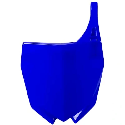 Immagine di POLISPORT 8665500002 Tabella portanumero replica OEM realizzata in plastica lucida resistente e durevole compatibile con le moto Yamaha colore blu