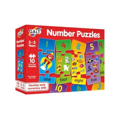 Immagine di Galt Toys, Number Puzzles, Numbers Jigsaw Puzzle for Kids, Ages 3 Years Plus