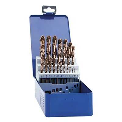 Immagine di Exact EVENTUS 32006 Set di punte elicoidali per trapano, 1 13 mm, 25 pezzi, HSS G Cobalt, DIN 338