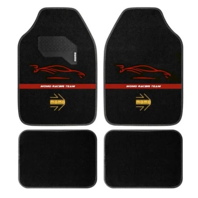 Immagine di Momo CM4A7BR Set tappetino Tessile 4 nero Adattabilità universale