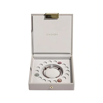 Immagine di STACKERS, portagioie con coperchio Taupe