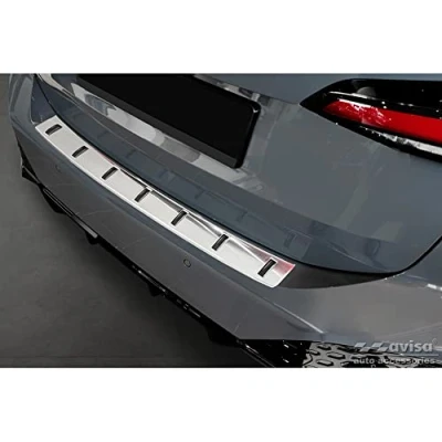 Immagine di Protezione paraurti Posteriore in Acciaio Inox Compatibile con BMW Serie 2 (U06) Active Tourer (incl. Pachetto M) 2021 &#039;Strong Edition&#039;