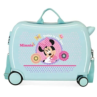 Immagine di Disney Minnie Today is my day Valigia per bambini blu 50x39x20 cm ABS rigido Chiusura a combinazione laterale 34L 1,8 kg 4 ruote Bagaglio mano