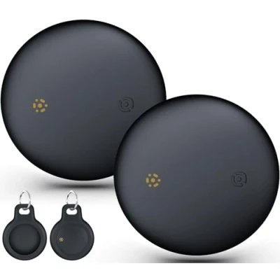 Immagine di WAFTING Tracker tag per Android (SOLO Android), Localizzatore chiavi Compatibile con Google Find My Device, di tracciamento chiavi/valigie/bagagli, 2 Pack