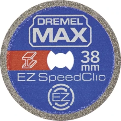 Immagine di Dremel MAX Disco da taglio ad elevate prestazioni (SC456DM) per metallo 38 mm con sistema EZ SpeedClic, massima durata