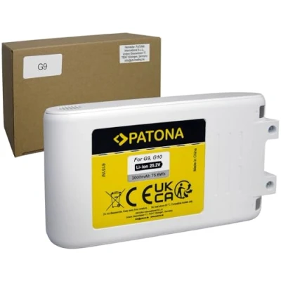 Immagine di PATONA Batteria di Ricambio per Xiaomi BHR4307GL, BHR4368GL, G9 / G10, G10 Plus, 25,2V 3000mAh Li Ion, Compatibile con R10 VTV22B, T10/ P2010, T20, T20 Pro