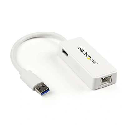 Immagine di STARTECH ADATTATORE DI RETE USB3 BIANCO
