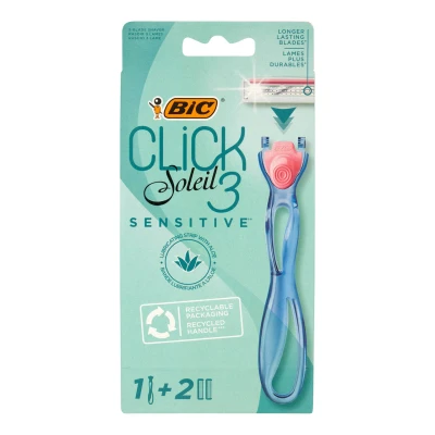 Immagine di BIC CLICK SOLEIL 3 SENS RASOIO+2RI