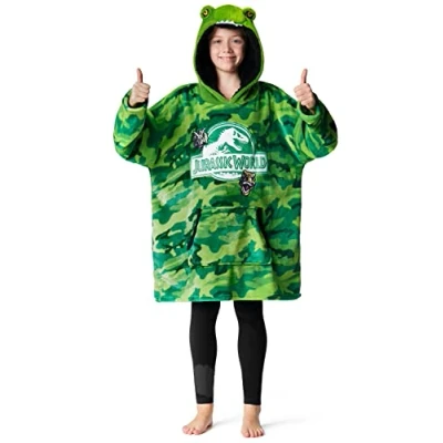 Immagine di Jurassic World Felpa Bambino Dinosauro Felpe Oversize in Pile