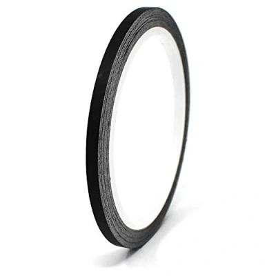 Immagine di 10m Strisce adhesive decorative opaco per auto moto barca e modellismo in vari colori autoadesive Lunghezza (6mm, Nero opaco)