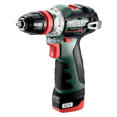 Immagine di Metabo PowerMaxx BS BL Q 601749500 Trapano avvitatore a batteria 12 V 2 Ah Li Ion incl. seconda