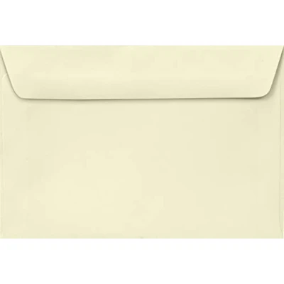Immagine di Netuno 50 buste da lettera avorio formato 105x 155 mm 100g Lessebo Smooth Ivory lettere ecologiche per partecipazioni inviti battesimo matrimonio Natale feste compleanno white envelope
