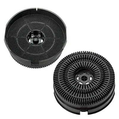 Immagine di SPARES2GO Filtro al carbone compatibile con cappa aspirante Elica ERA STD 80 ELITE 14 GR (confezione da 2)