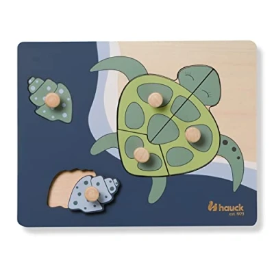 Immagine di hauck Puzzle N Sort Turtle Animali Bambini, Colore Blu, 813076