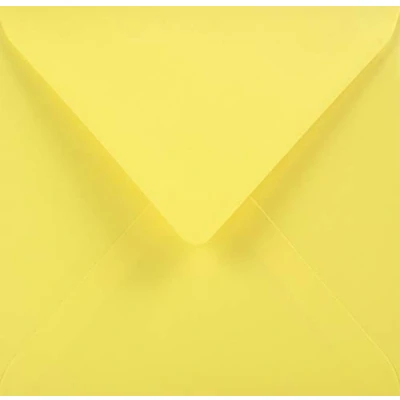 Immagine di Netuno 25 busta lettera quadrata giallo Limone 153 x mm 115g Sirio Color per colorata partecipazioni inviti elegante yellow envelope wedding invitation