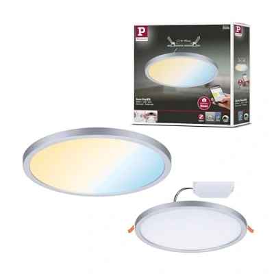 Immagine di Paulmann 93046 AREO VariFit TuneW Zigbee Pannello LED da incasso (monocolore) 16 W Cromo (opaco)