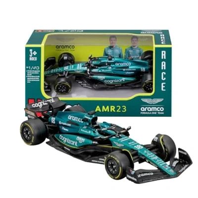 Immagine di Formula 1 Aston Martin F1 Team AMR23 L. STROLL N. 18 stagione 2023 Scala 1:43 12cm Bburago 38090