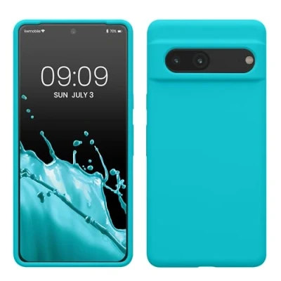 Immagine di kwmobile Cover per Google Pixel 7 Custodia Back Case Smartphone in Silicone TPU Protezione Gommata ghiaccio freddo