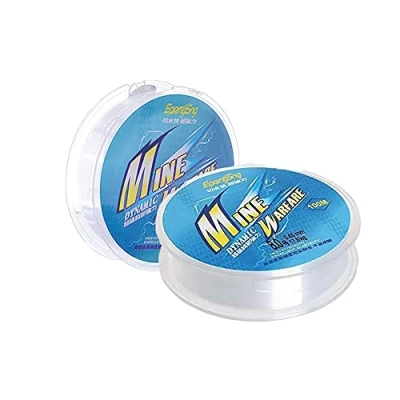 Immagine di Rifrpha 2 PZ Lenza da Pesca Trasparente Linea di in Nylon Filo Resistente Monofilamento per Anguille, Carpe (100M Rotolo)