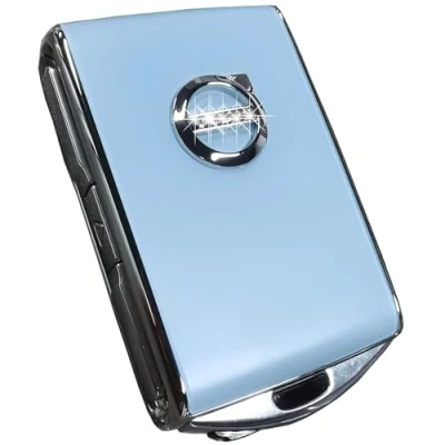 Immagine di Guscio di ricambio per chiave auto Volvo XC40, XC60, XC90, V60, V90, S60, S90, colore blu