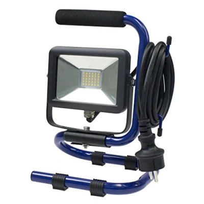 Immagine di As Schwabe Mobiler Chip Faretto a LED 10 W, IP 65 per esterno e cantieri, Blu Plus, 1 pezzi, 46410