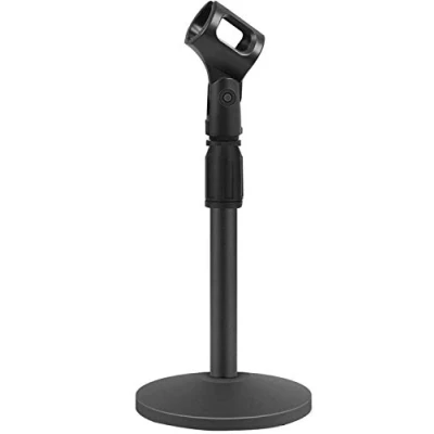 Immagine di Supporto Per Microfono Da Tavolo, Tavolo Regolabile Aggiornato Con Base In Metallo Antiscivolo Blue Yeti Snowball Spark E Altri Microfoni