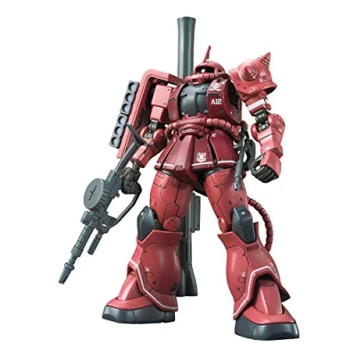 Immagine di Bandai Gundam The Origin MS 06S Char&#039;s Zaku II Red Comet Ver. HG 1/144 Model Kit