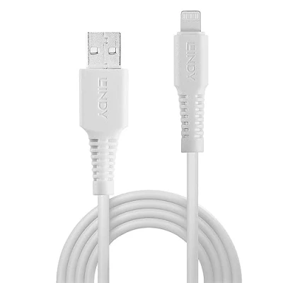Immagine di LINDY Cavo USB 2.0 Spina A, Connettore Apple Lightning 1.00 m Bianco 31326