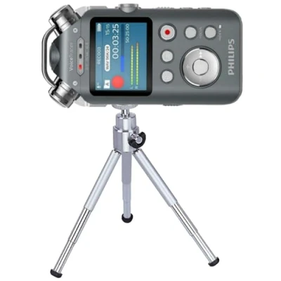 Immagine di TronicXL Tripod Treppiede professionale da 15 cm, registratore audio, compatibile con Roland Philips Tascam Sony Olympus Zoom H4n Pro H5 H6 Mobile Recorder H2n