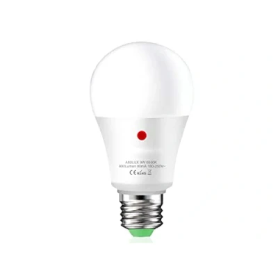 Immagine di Lampadina Led E27 Con Sensore Crepuscolare, 9W 900 Lumen, Day Night Sensor (Bianco Freddo 6500K)