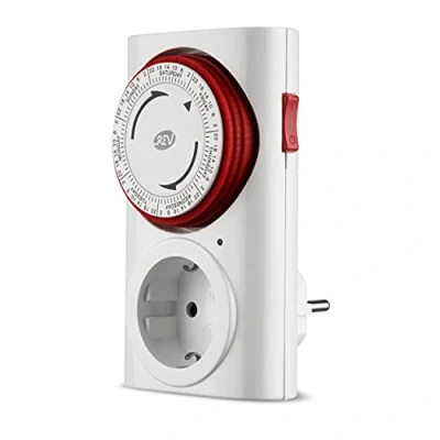 Immagine di REV Ritter 0025410103 Timer meccanico professionale con giorni della settimana, colore: Bianco