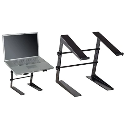 Immagine di MusicalStore2005 Supporto PC DJ Stand da Tavolo Laptop Computer e Mac Portatile Regolabile