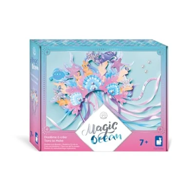 Immagine di Janod Magic Ocean Diadema Fai da Te Manuale Kit attività Creative Creazione di Gioielli Accessori Travestimento Bambino dai 3 Anni in Su J09137, Multicolore, J09137