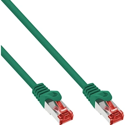 Immagine di InLine 22238 Cavo Patch LAN, S/FTP, Cat.6, 250Mhz, 5 m, Verde