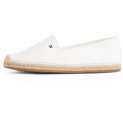 Immagine di Tommy Hilfiger FLAG Espadrillas, Donna, Taglia: 37, Ecru Cotone