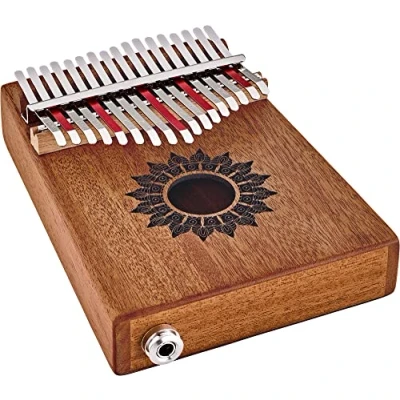 Immagine di Sonic Energy Pick Up Kalimba 17 note in C Major For Stage, Live, Studio Legno di Mogano Accessori inclusi (PKL1708H)