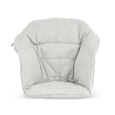Immagine di Cuscino Stokke Clikk, Nordic Grey Compatibile con il Seggiolone Clikk Fornisce Supporto ai bambini in Cotone organico Double face e Lavabile lavatrice Per dai 6 36 mesi