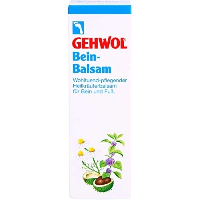 Immagine di GEHWOL Bein Balsam, balsamo per le gambe, crema nutriente la cura dei piedi con camomilla (etichetta in lingua italiana non garantita)