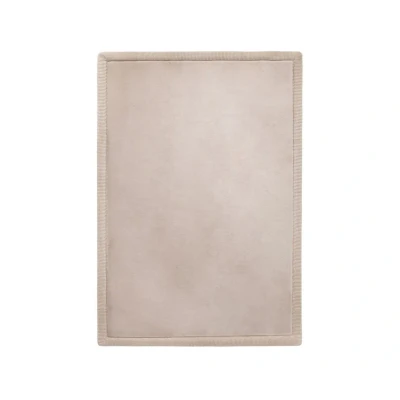 Immagine di Hakuna Matte Tappeto da gioco in velluto corallo 170x120x2,5cm, beige memory foam ad alta densità per pavimento con fondo antiscivolo gattonare e giocare