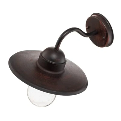 Immagine di applique da esterni &#039;Filip&#039; dimmerabile (Moderno) colore Marrone, in Metallo (1 luce, E27) di Lindby applique, lampada LED esterni, outdoor per facciata/parete
