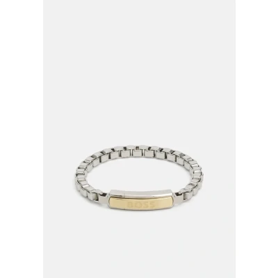 Immagine di BOSS Devon Bracciale silvercoloured/goldcoloured, Uomo, Taglia: One Size, Silver coloured/gold coloured