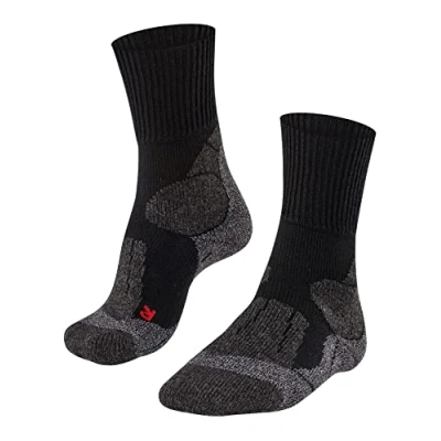 Immagine di FALKE TK1 Adventure M SO lana filo funzionale spessi antivesciche 1 paio, Calzini da escursionismo Uomo, Nero (Black Mix 3010), 39 41