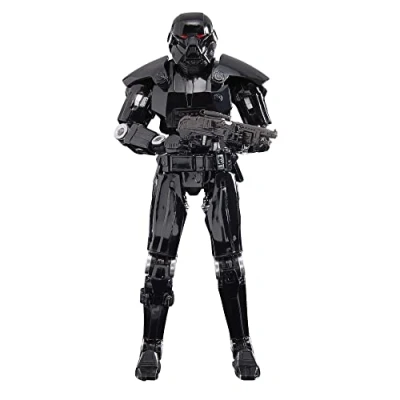 Immagine di Star Wars Hasbro The Black Series, Action Figure di Un Dark Trooper da 15 cm, Ispirata Mandalorian, dai 4 Anni in su