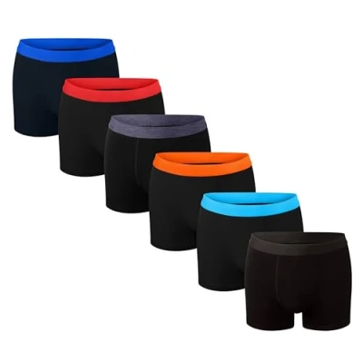 Immagine di Bonjour® Boxer per bambini, in cotone elasticizzato, 5 13 anni, Confezione da 6/12 6 pezzi. 9 10 Anni