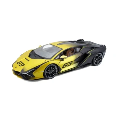 Immagine di Lamborghini Bburago Modellino Auto SIAN FKP 37 in Scala 1:18 Porta e cofano apribili Dettagli realistici da Collezione