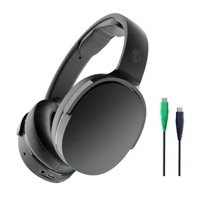 Immagine di Skullcandy Hesh Evo Cuffie Wireless Over Ear con Microfono, 36 Ore di Autonomia, Compatibili iPhone, Android e Dispositivi Bluetooth Nero