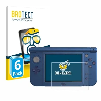 Immagine di brotect Pellicola Protettiva per Nintendo New 3DS XL (Display inferiore) Protezione Schermo (6 Pezzi) [Trasparente, Anti Impronte]